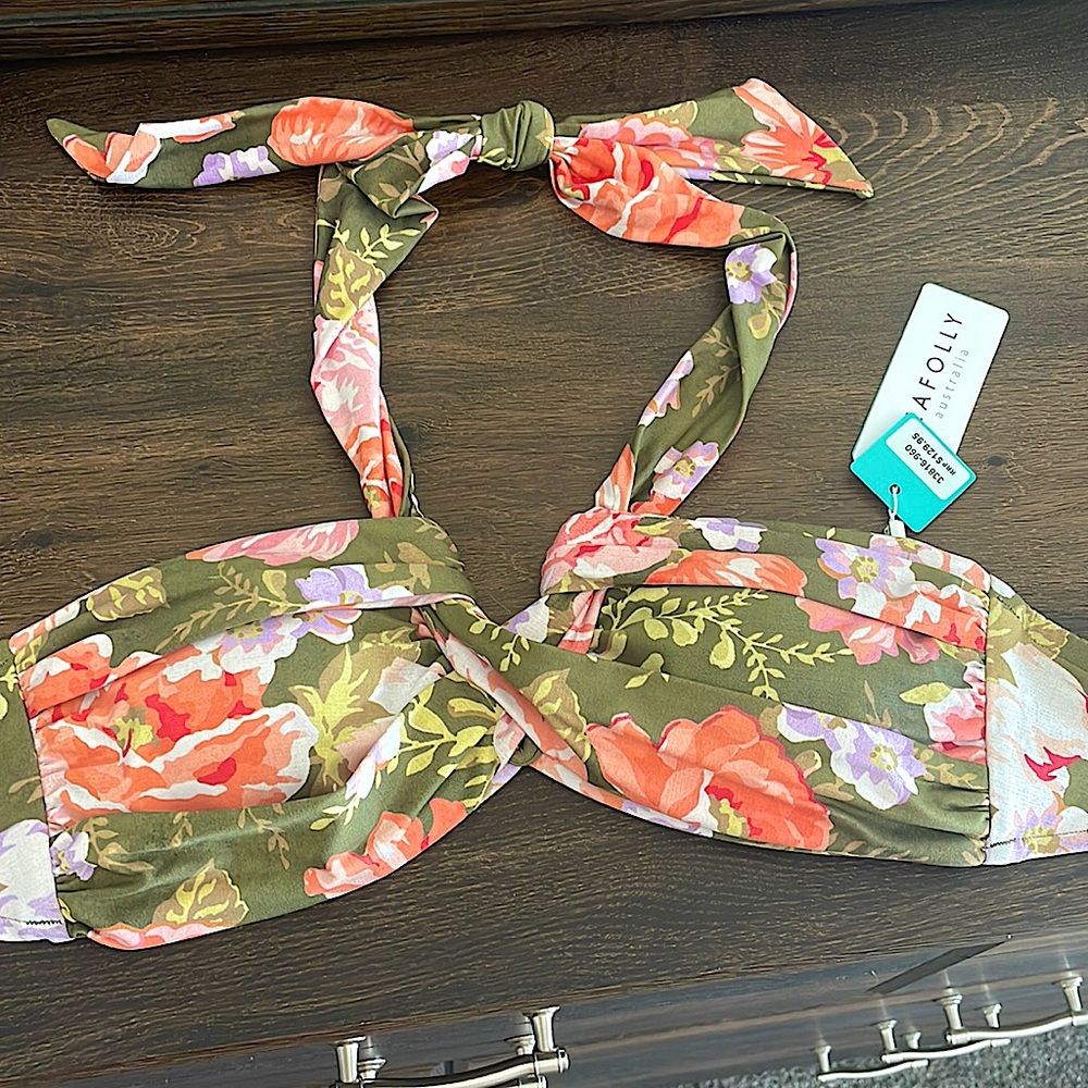 Seafolly Women's Bandeau Halter Bikini Top Swimsuit